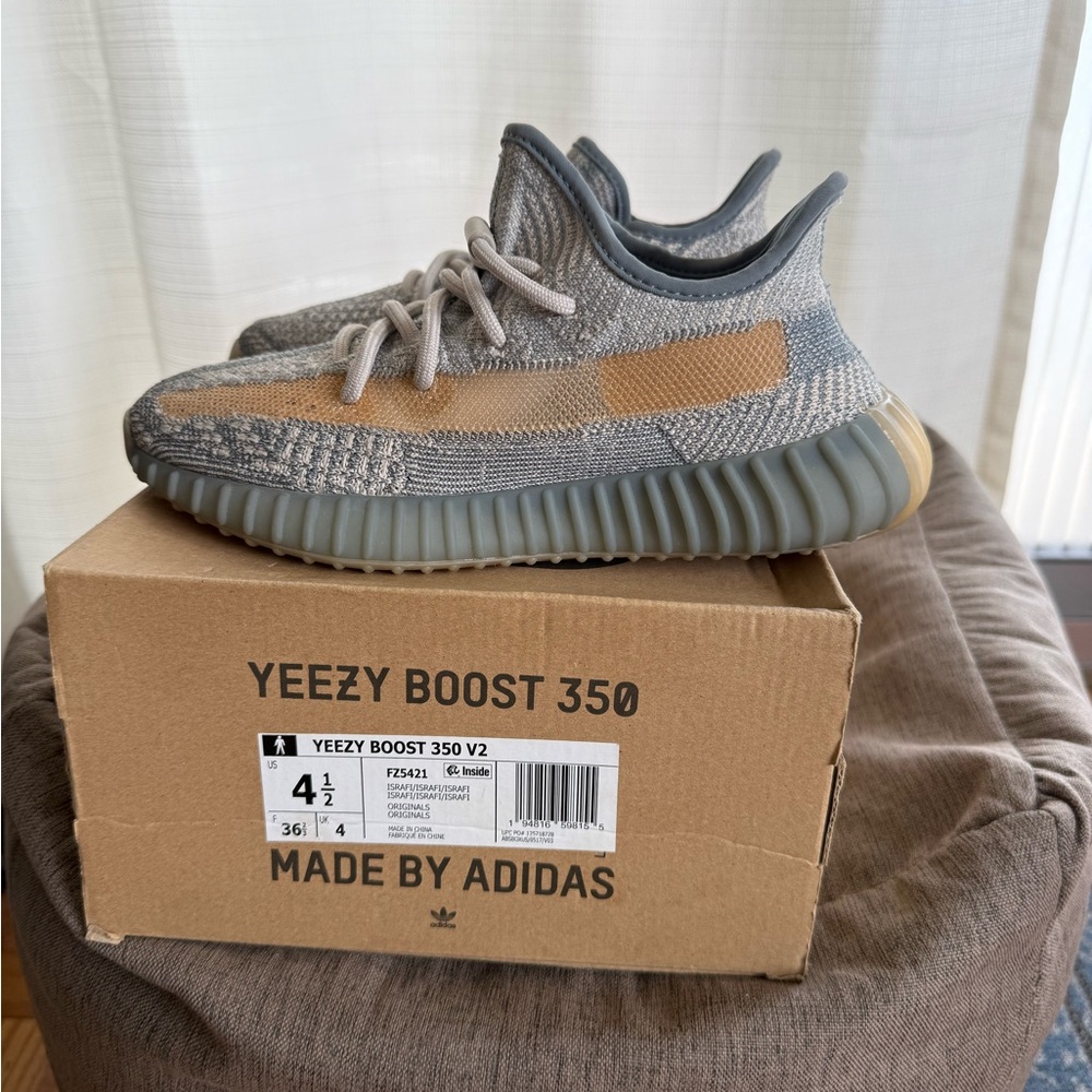 Adidas Yeezy Boost 350 V2 in Gray and Tan
